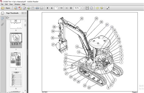 cx36b case mini excavator|case cx36b parts diagram.